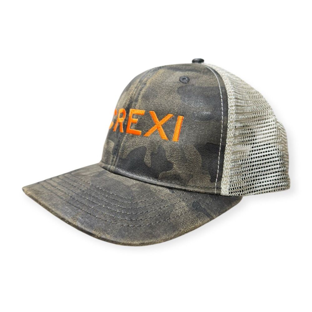 Dri-Duck CREXI Camouflage Trucker Hat Adjustable Mesh Back Snapback‎ - Picture 2 of 5